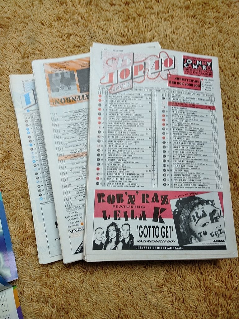 Top-40 hitlijsten, Ophalen of Verzenden, Zo goed als nieuw, Boek, Tijdschrift of Artikel