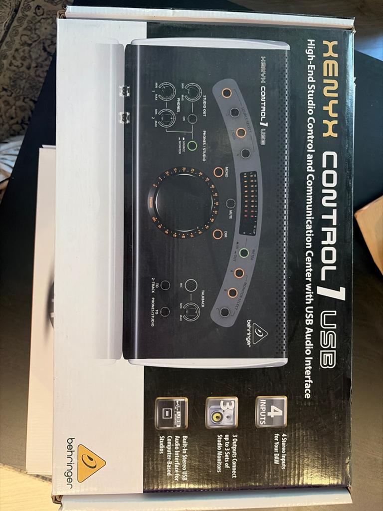 Behringer XENYX CONTROL1 USB Studio Controller, Muziek en Instrumenten, Mengpanelen, Ophalen, Zo goed als nieuw, Minder dan 5 kanalen
