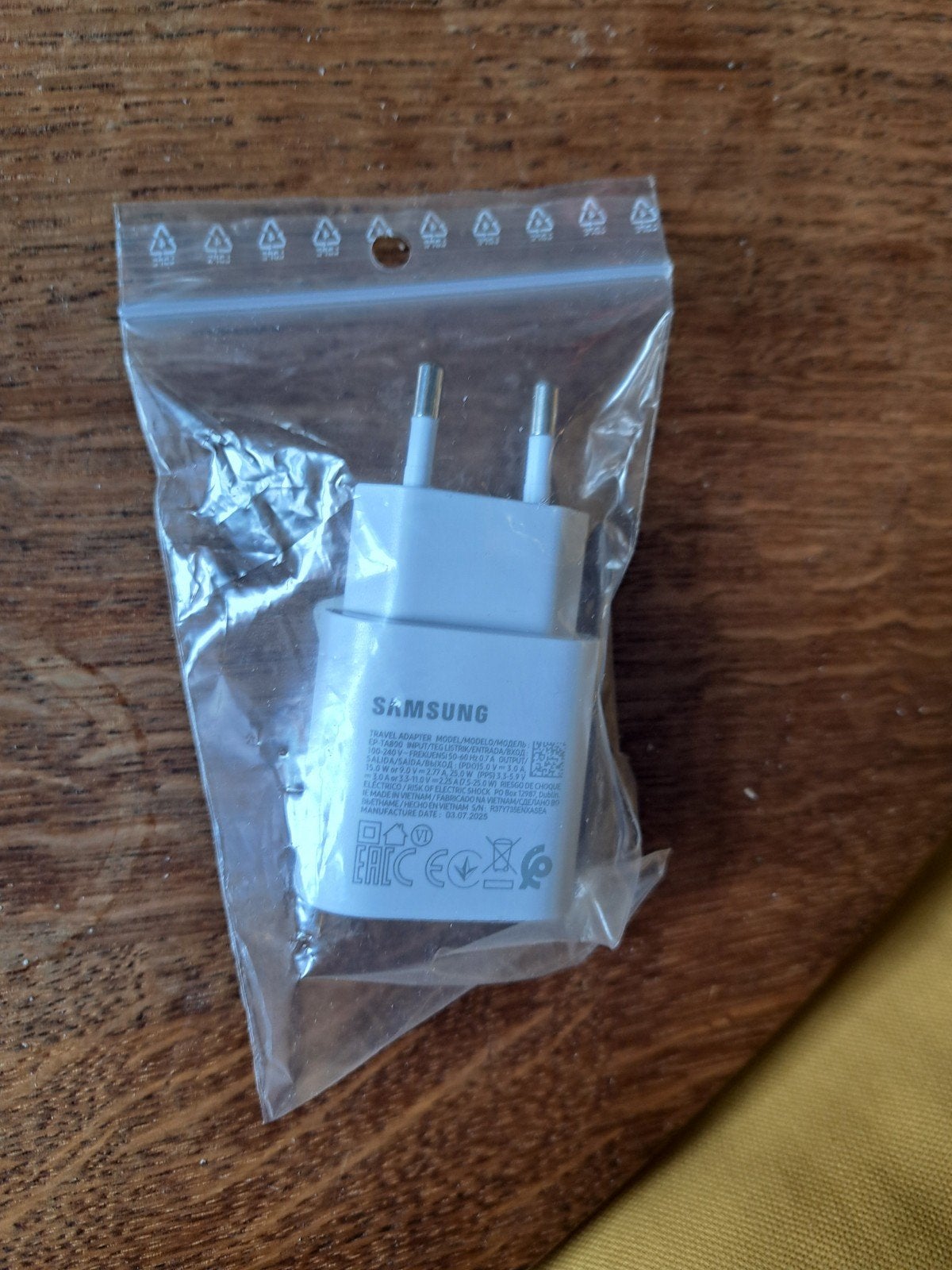Samsung snellader 25w usb-c, Telecommunicatie, Mobiele telefoons | Telefoon-opladers, Verzenden, Adapter, Nieuw, Samsung