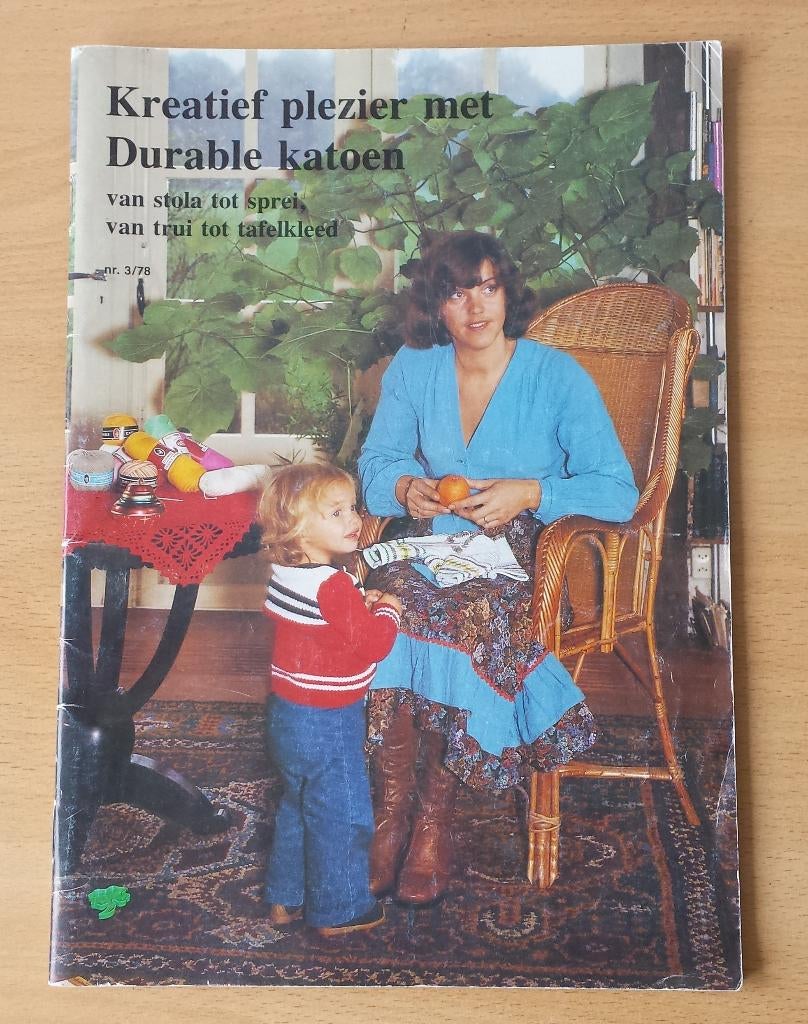 Haken - Kreatief Plezier met Durable Katoen - nr.3 - 1978, Hobby en Vrije tijd, Breien en Haken, Gebruikt, Patroon of Boek, Nvt