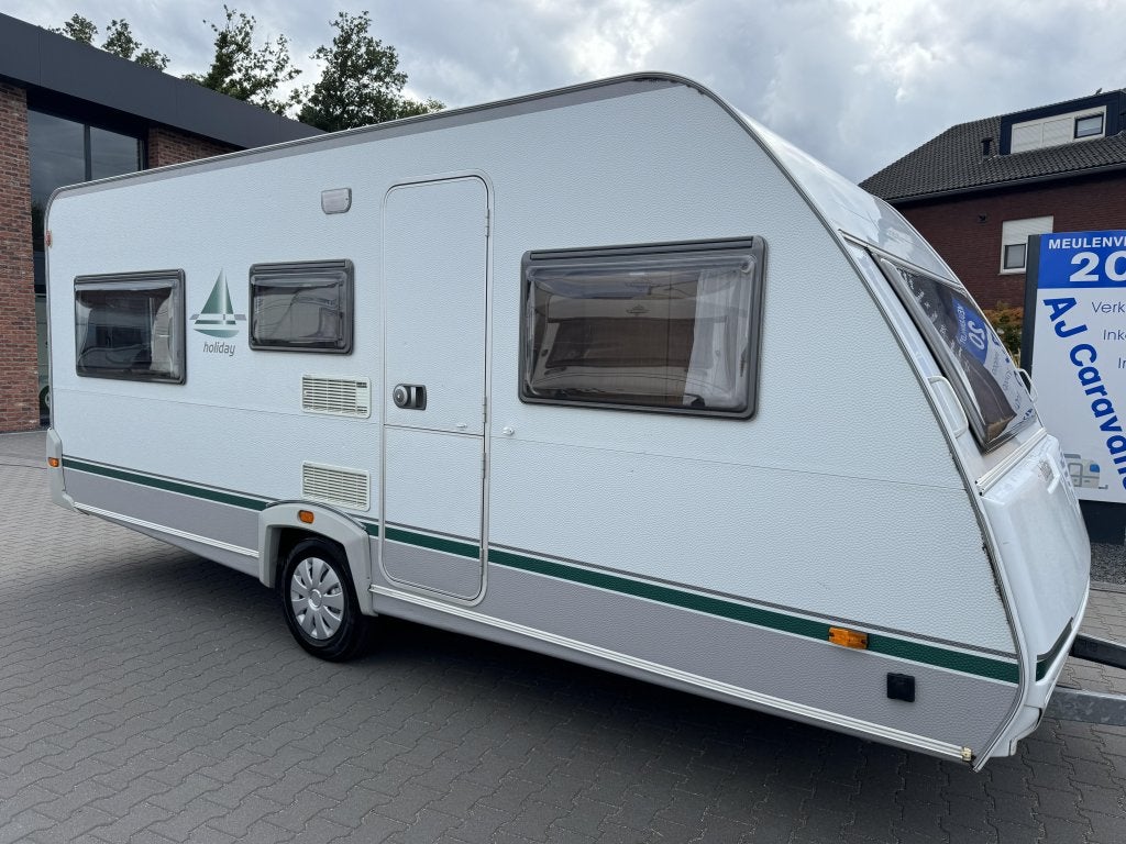 Eifelland Holiday 500 TK / 6 persoons / stapelbed / voortent, Caravans en Kamperen, Overige typen, Schokbreker, Bedrijf, Treinzit