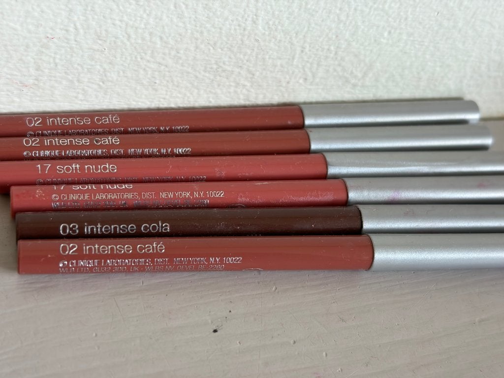 6 x Clinique Quickliner for Lips diverse kleuren, Nieuw, Ophalen of Verzenden, Make-up, Overige kleuren