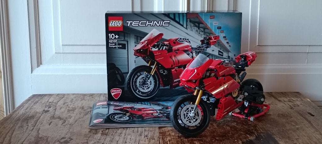 42107	LEGO Technic Ducati Panigale V4 R, Compleet, Gebruikt, Lego, Ophalen of Verzenden