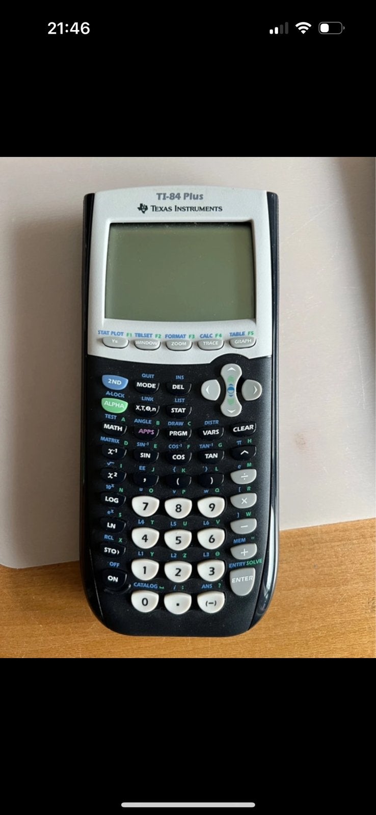 Texas Instruments TI 84 Plus, Diversen, Rekenmachines, Ophalen of Verzenden, Grafische rekenmachine, Zo goed als nieuw