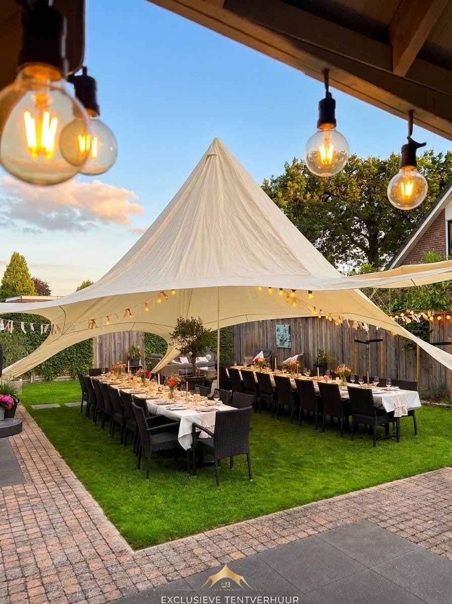 Luxe Feesttent te Huur voor Evenementen en Partijen, Ophalen, Zo goed als nieuw