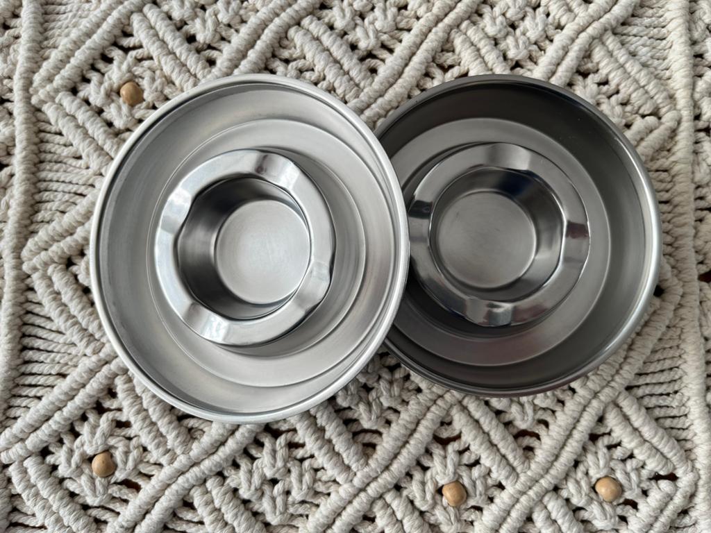 2 vintage asbakken..Alfra Alessi……(ilaliaans merk)…, Verzamelen, Ophalen, Zo goed als nieuw