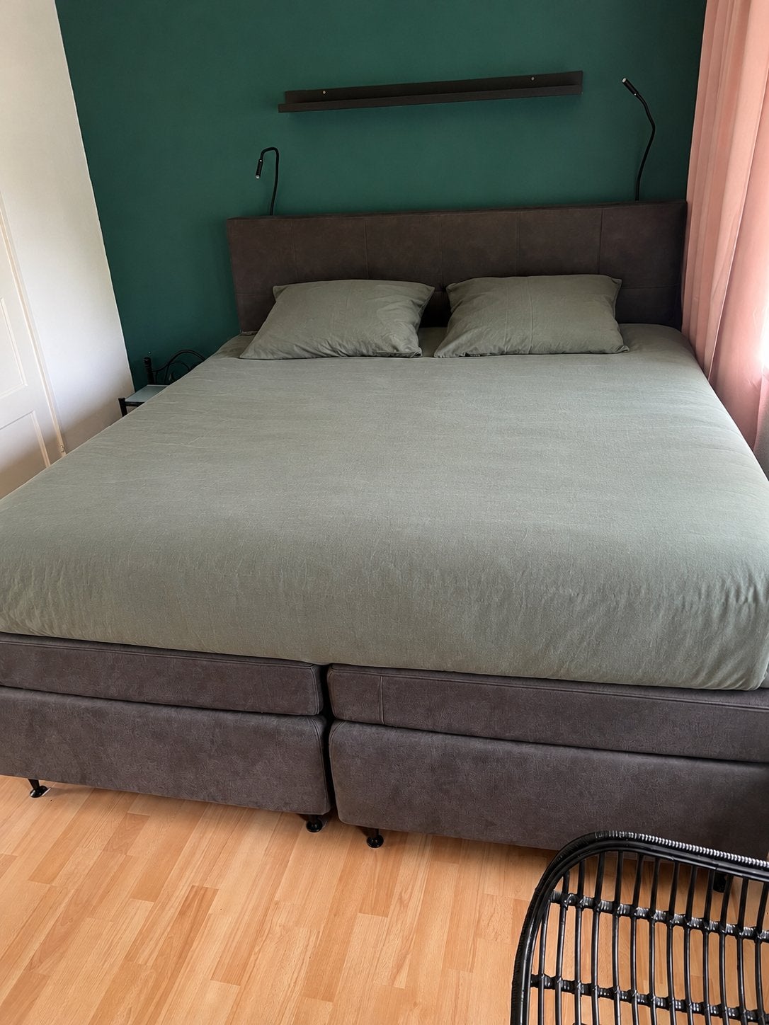 Swiss Sense Boxspring, Ophalen, Zo goed als nieuw, Tweepersoons, 180 cm