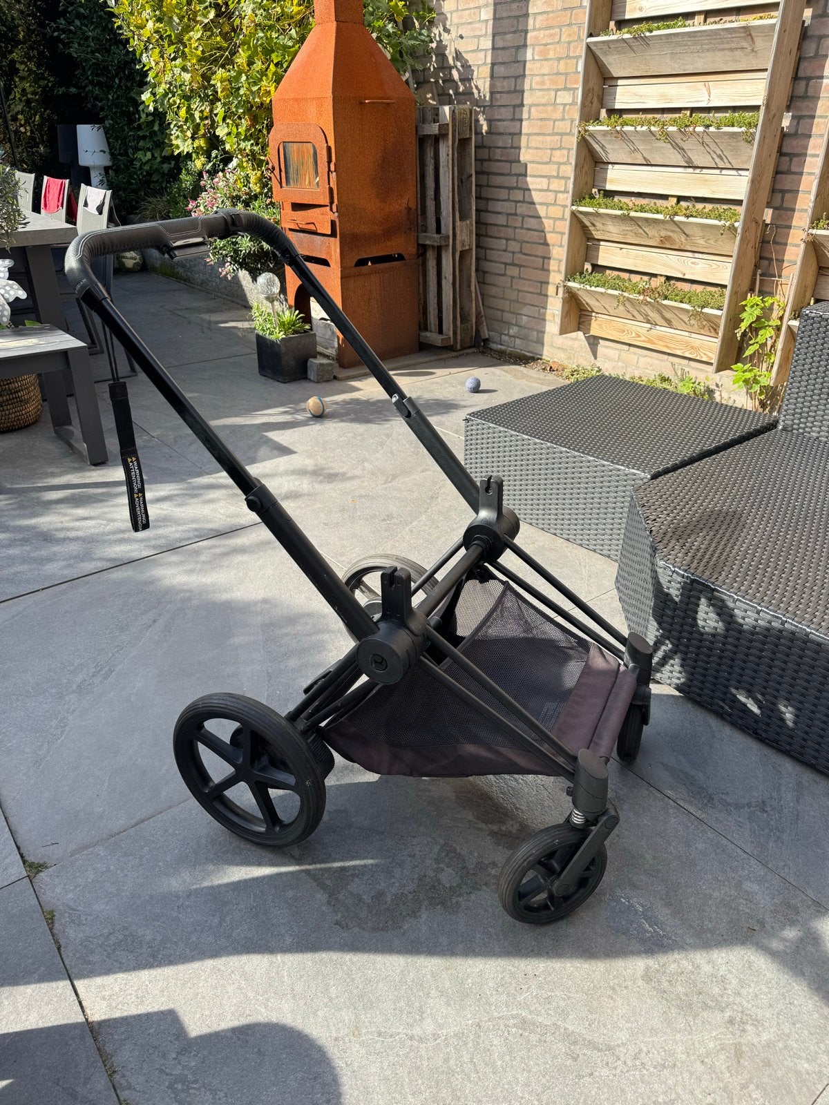 Cybex Priam frame met Maxi-Cosi adapters, Kinderen en Baby's, Gebruikt, Met autostoeltje, Ophalen, Kinderwagen