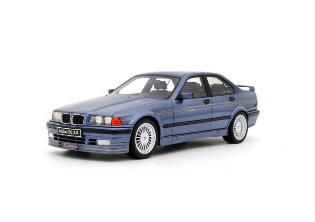 BMW E36 Alpina B6 2.8 Sedan BLAUW 92 OTTO MOBILE 1/18 OT1180, Verzenden, Nieuw, Auto, OttOMobile