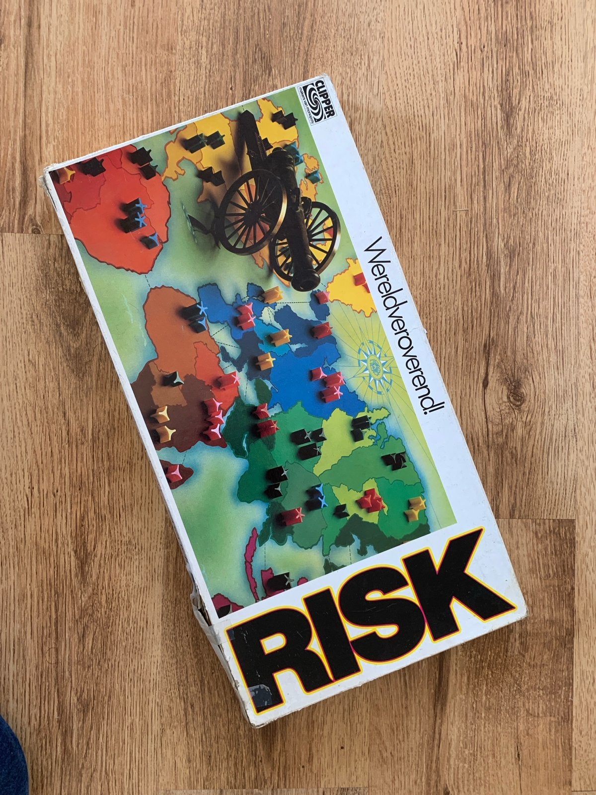 Risk Bordspel - Wereldveroverend! (Clipper), Drie of vier spelers, Ophalen of Verzenden, Gebruikt