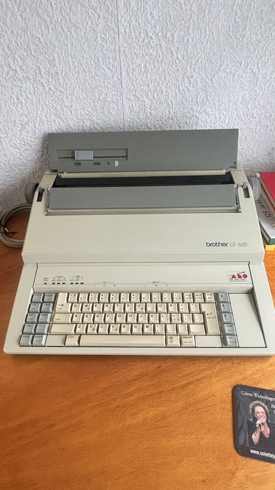 Brother CE-600 vintage ‘80 1e eigenaar, Diversen, Typemachines, Ophalen, Gebruikt