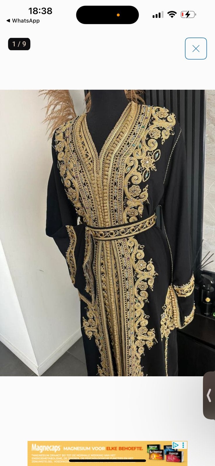 Kaftan Jurk te koop en te huuuure, Kleding | Dames, Gelegenheidskleding, Ophalen of Verzenden, Zo goed als nieuw, Overige typen
