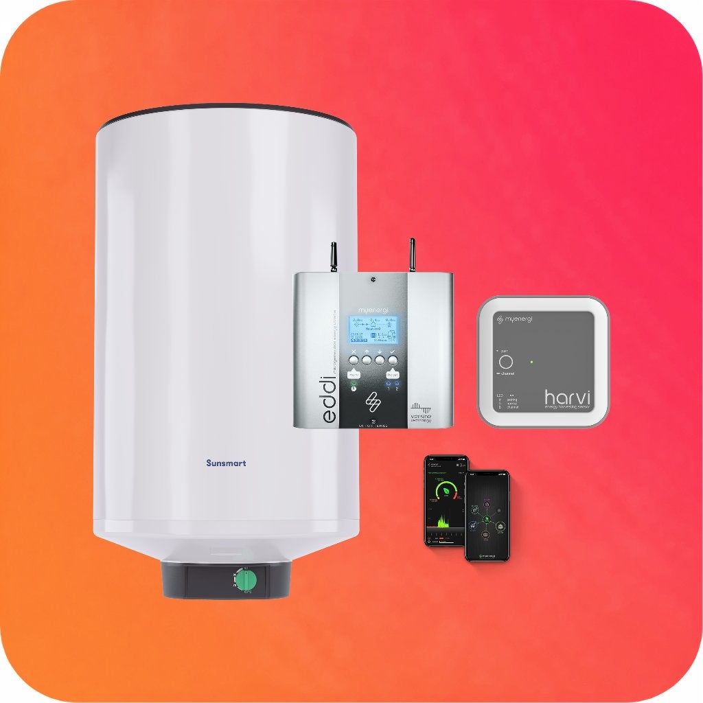 Inventum Sunsmart One 50 liter zonnestroomboiler, Doe-het-zelf en Verbouw, 20 tot 100 liter, Nieuw, Minder dan 3 jaar oud, Boiler