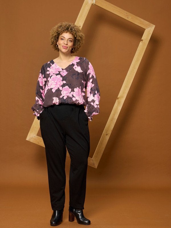 Paars/roze tuniek Meryl van Zhenzi Maat 50/52 L, Z, Zhenzi, Z, Blouse of Tuniek