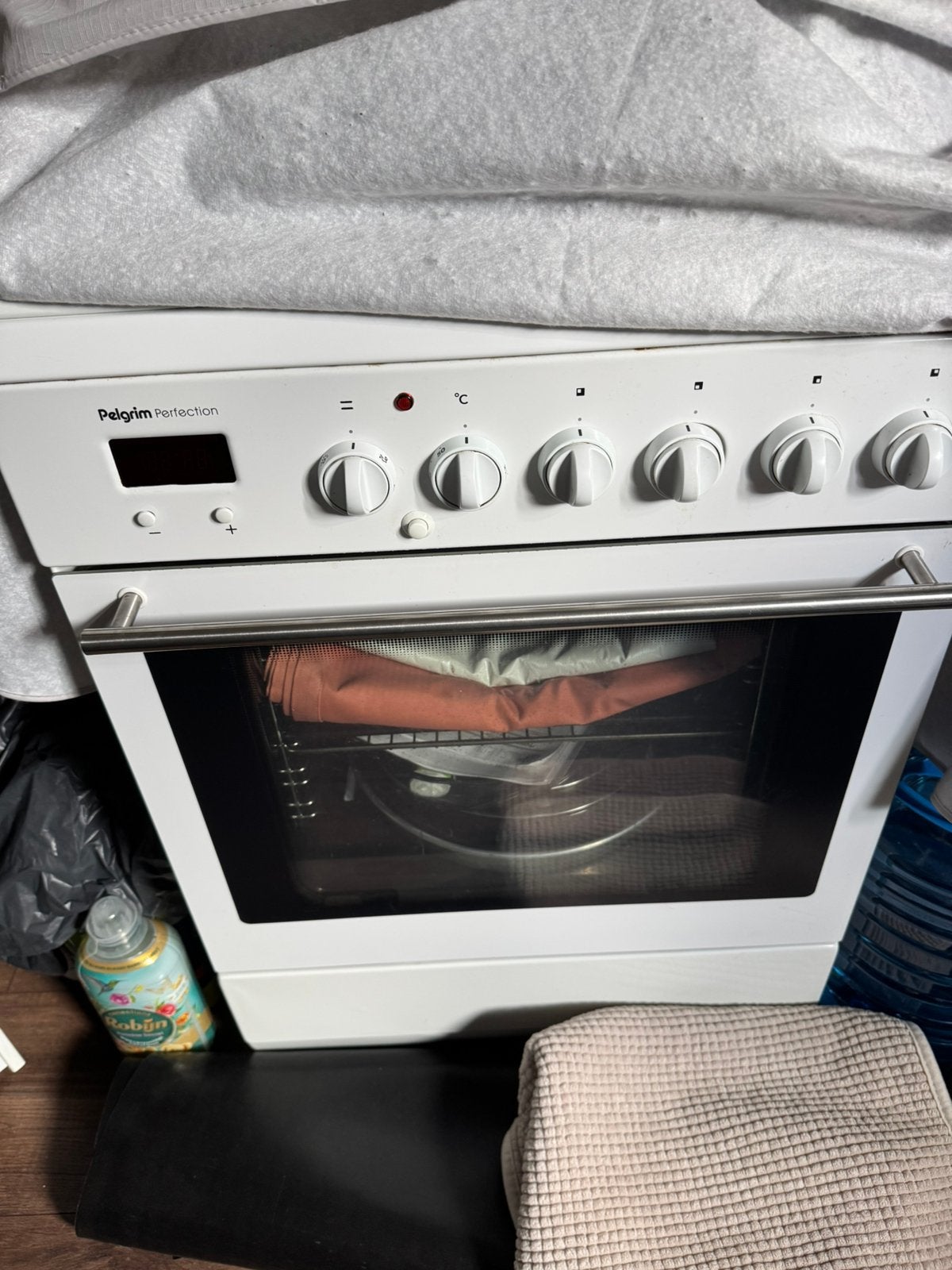 FORNUIS-Pegrim fornuis met oven en kookplaten bijna nieuw, Witgoed en Apparatuur, Ophalen, 4 kookzones, Zo goed als nieuw, Gas