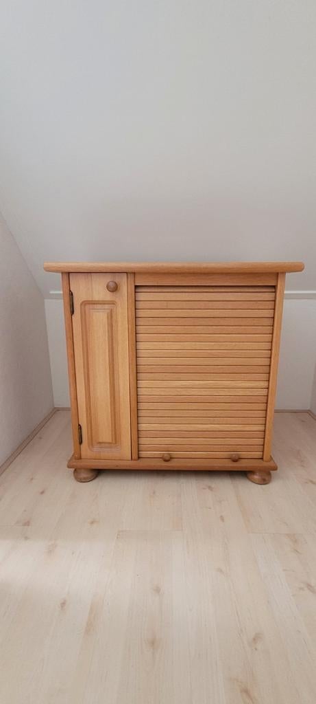 Blank eiken tv meubel, Ophalen, Gebruikt, 50 tot 100 cm, Minder dan 100 cm