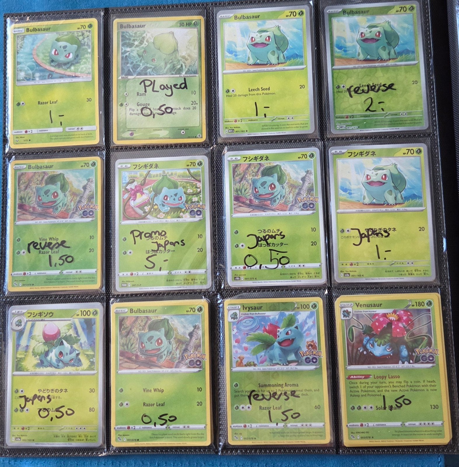 Bulbasaur, Ivysaur, Venusaur - prijs per stuk, Ophalen, Nieuw
