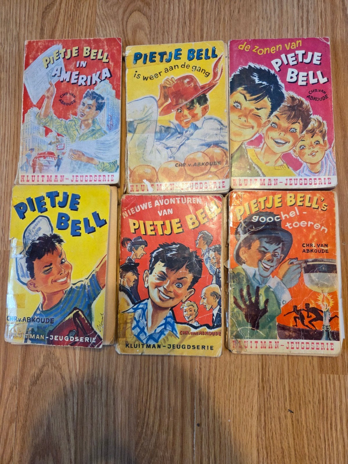 Pietje Bell Boeken Collectie - 6 Delen, Boeken, Ophalen of Verzenden, Gelezen, Chr. van Abkoude, Fictie algemeen