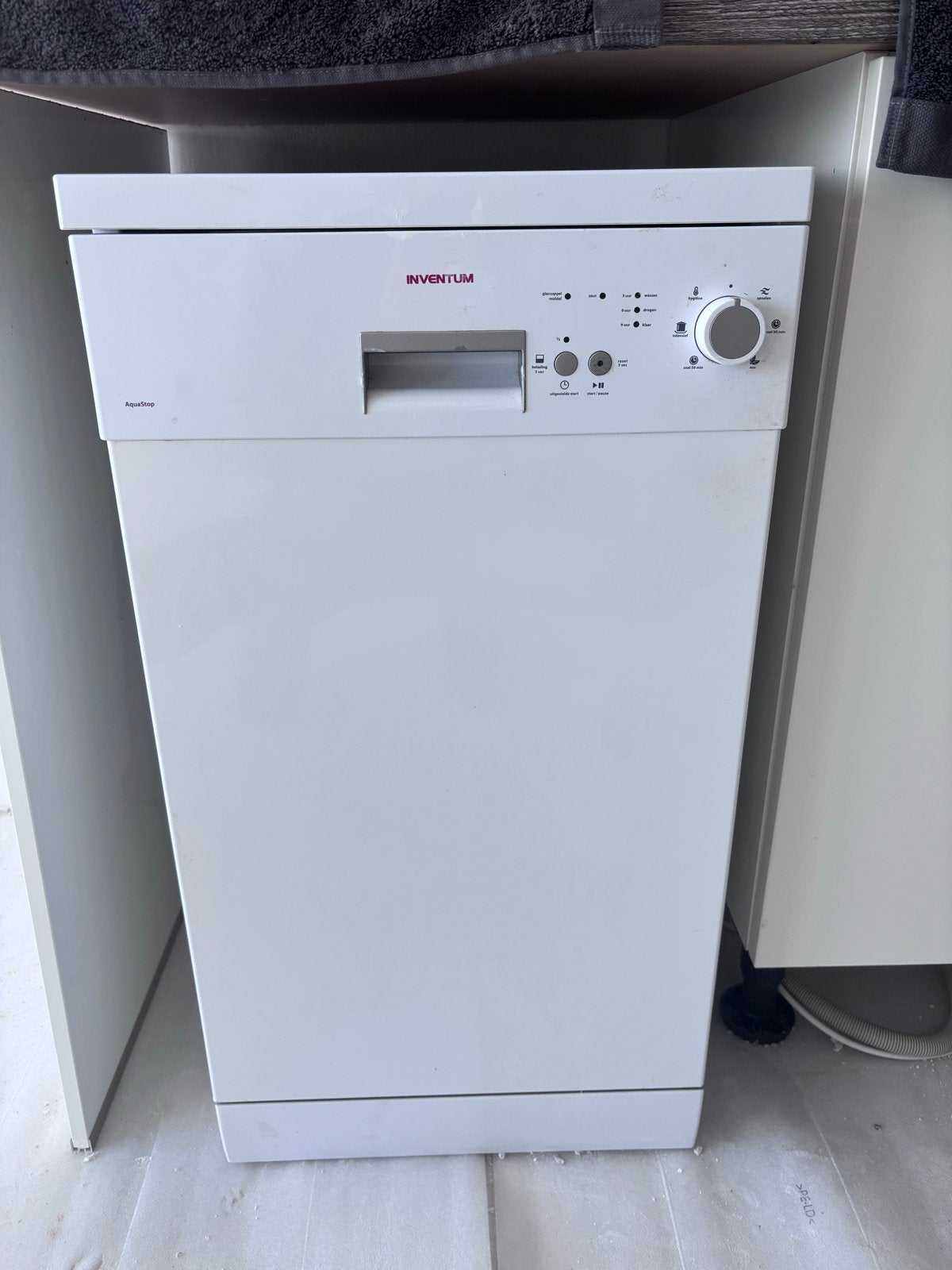 Inventum Vrijstaande Vaatwasser, Witgoed en Apparatuur, Vaatwasmachines, Ophalen, 60 cm of meer, Eco programma, Zo goed als nieuw