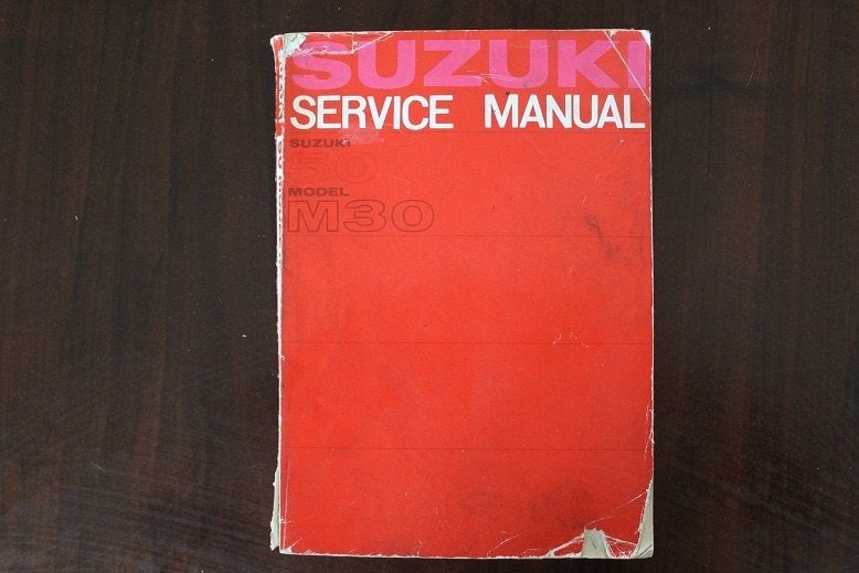 Suzuki 50 M30 1964 scooter / bromfiets service manual, Ophalen of Verzenden, Gebruikt