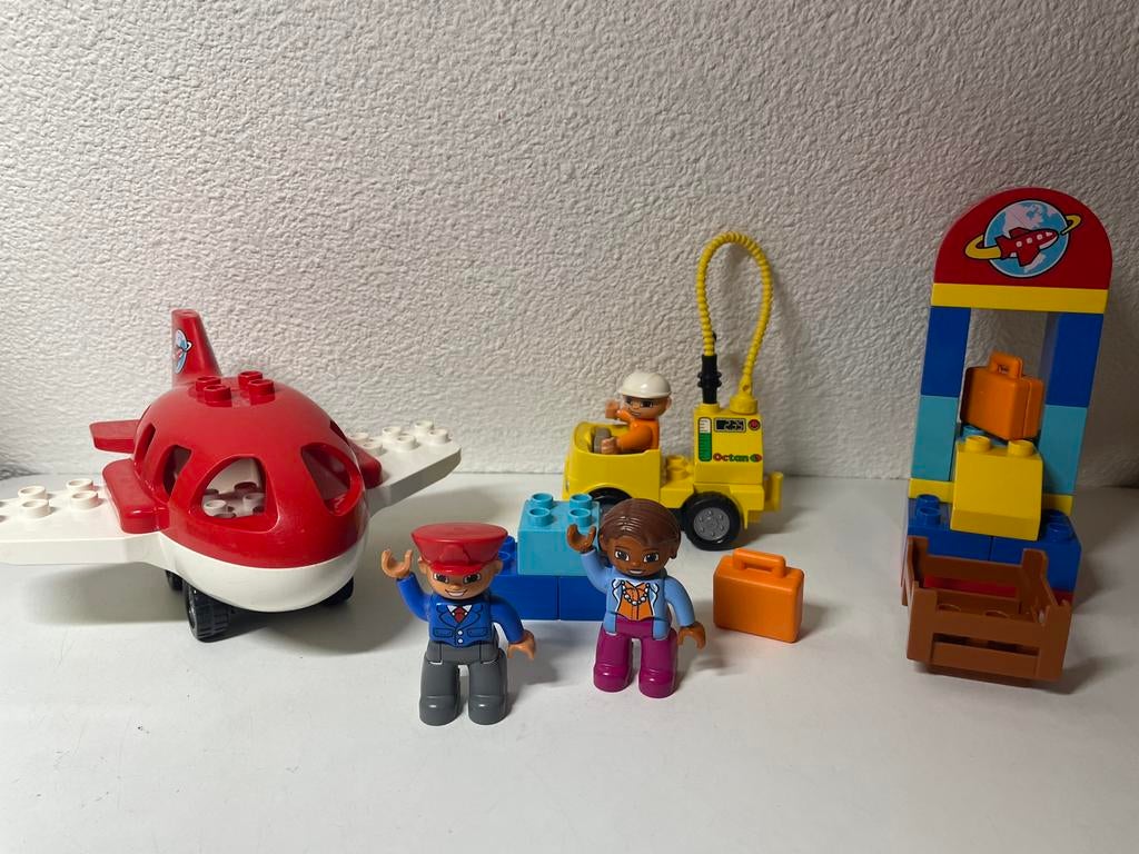 Duplo 10590 Vliegveld, Gebruikt, Ophalen of Verzenden, Compleet, Duplo
