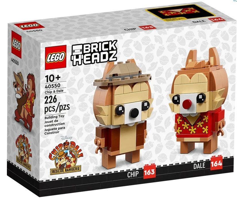 Lego Brickheadz Knabbel en Babbel (40550) NIEUW, Inclusief accessoires, BrickHeadz, Lego, Nieuw