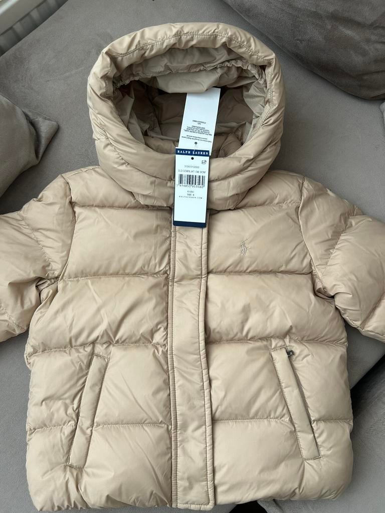 Polo Ralph Lauren beige jas maat 6, Ophalen of Verzenden, Nieuw, Meisje, Jas