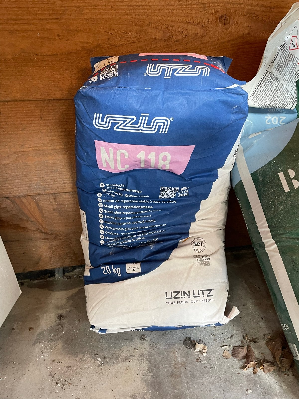 Nieuwe Uzin NC 118 gips reparatiemortel 20 kg - Afhalen Hons, Ophalen, Nieuw, Overige materialen, Overige typen