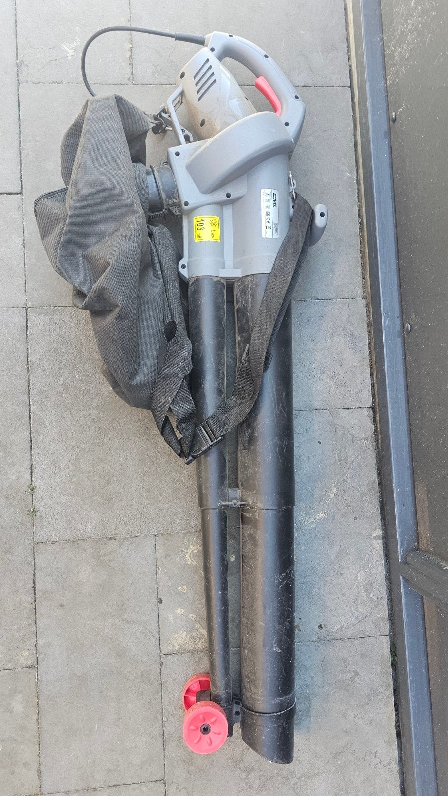 CMI Bladblazer/Bladzuiger met versnipperfunctie, Tuin en Terras, Ophalen, Gebruikt, Met opvangzak, CMI
