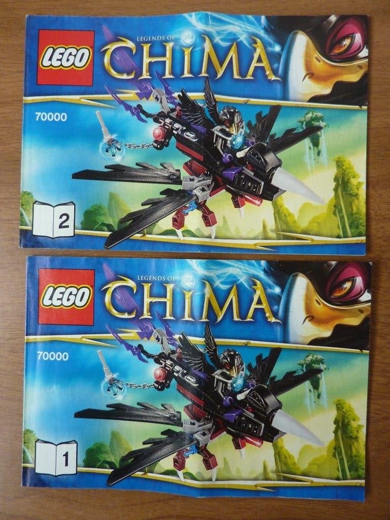 Lego Chima 70000 Razcal's zweefvliegtuig, Gebruikt, Overige thema's, Lego, Ophalen of Verzenden