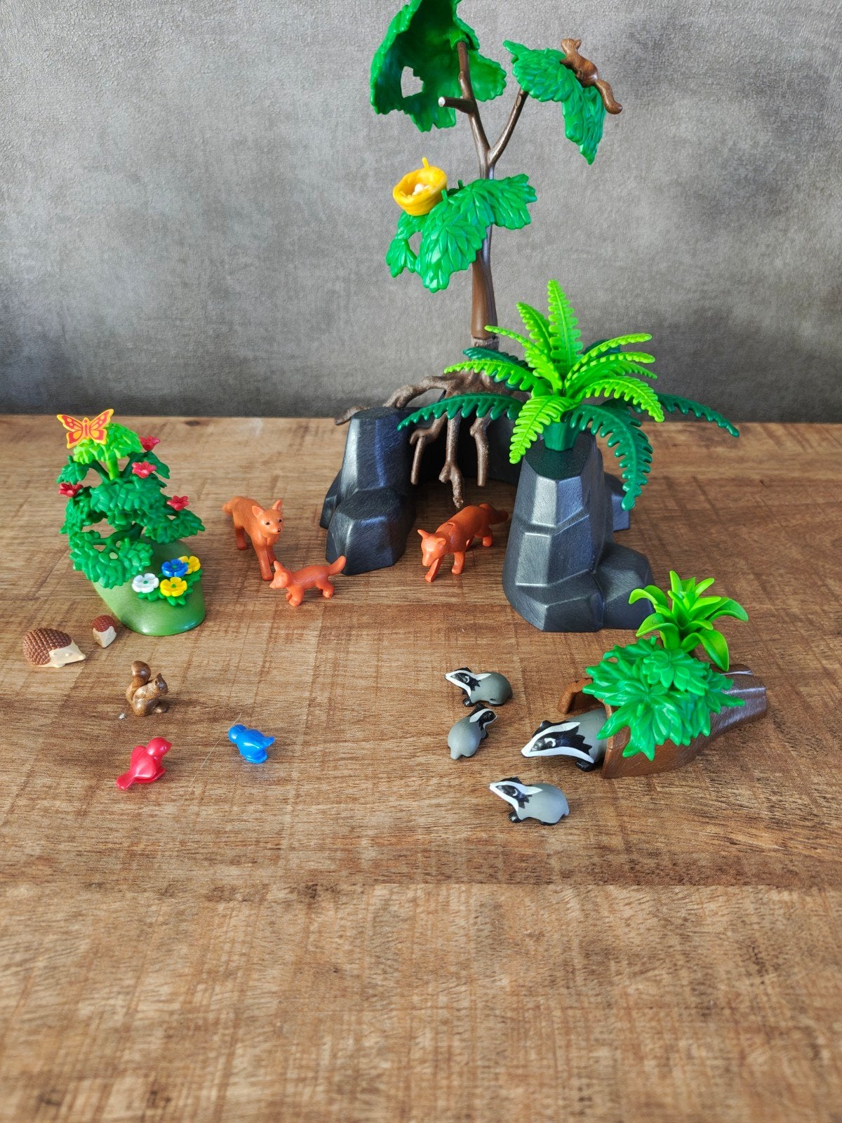 Playmobil vossenhol met vossen, dassen en andere dieren, Ophalen of Verzenden, Zo goed als nieuw, Jongen of Meisje