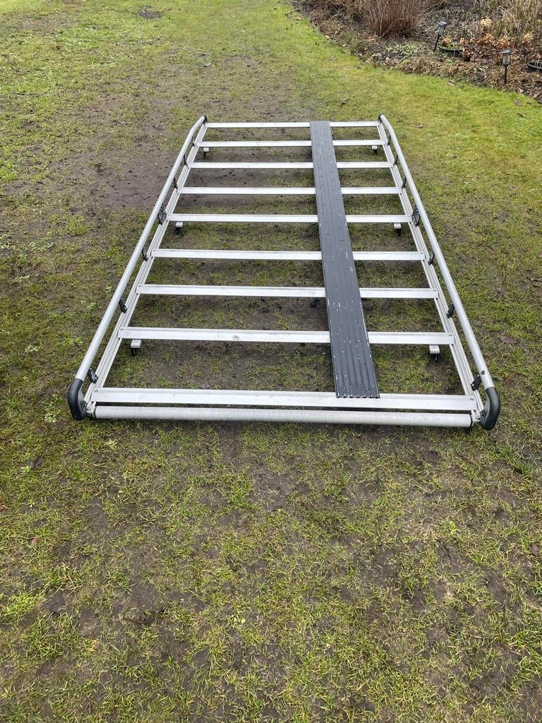Aluminium Imperiaal met Trap voor VW Crafter L3H3, Ophalen, Gebruikt