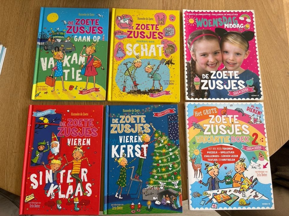 De Zoete Zusjes Boeken - Complete Collectie (6 boeken), Ophalen of Verzenden, Zo goed als nieuw, Fictie