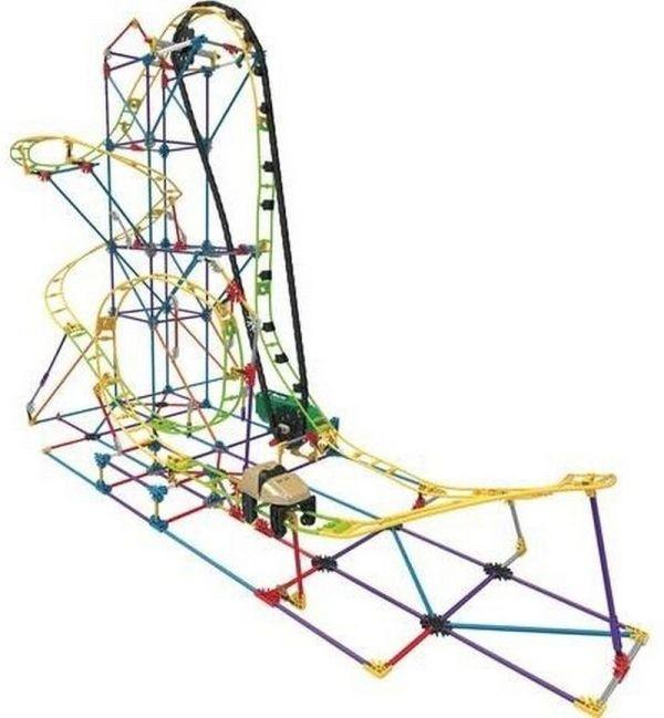 K'nex achtbaan - Bouw je eigen spannende attractie!, Kinderen en Baby's, Speelgoed | Bouwstenen, Ophalen of Verzenden, Gebruikt