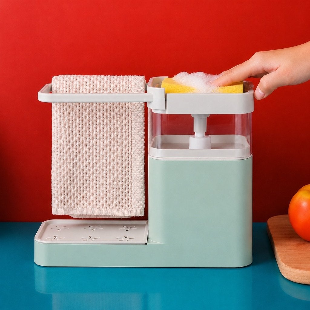 Partij multifunctionele keukenorganizers met zeepdispenser, Kunststof, Ophalen of Verzenden, Info@nhp-international.com, Overige merken