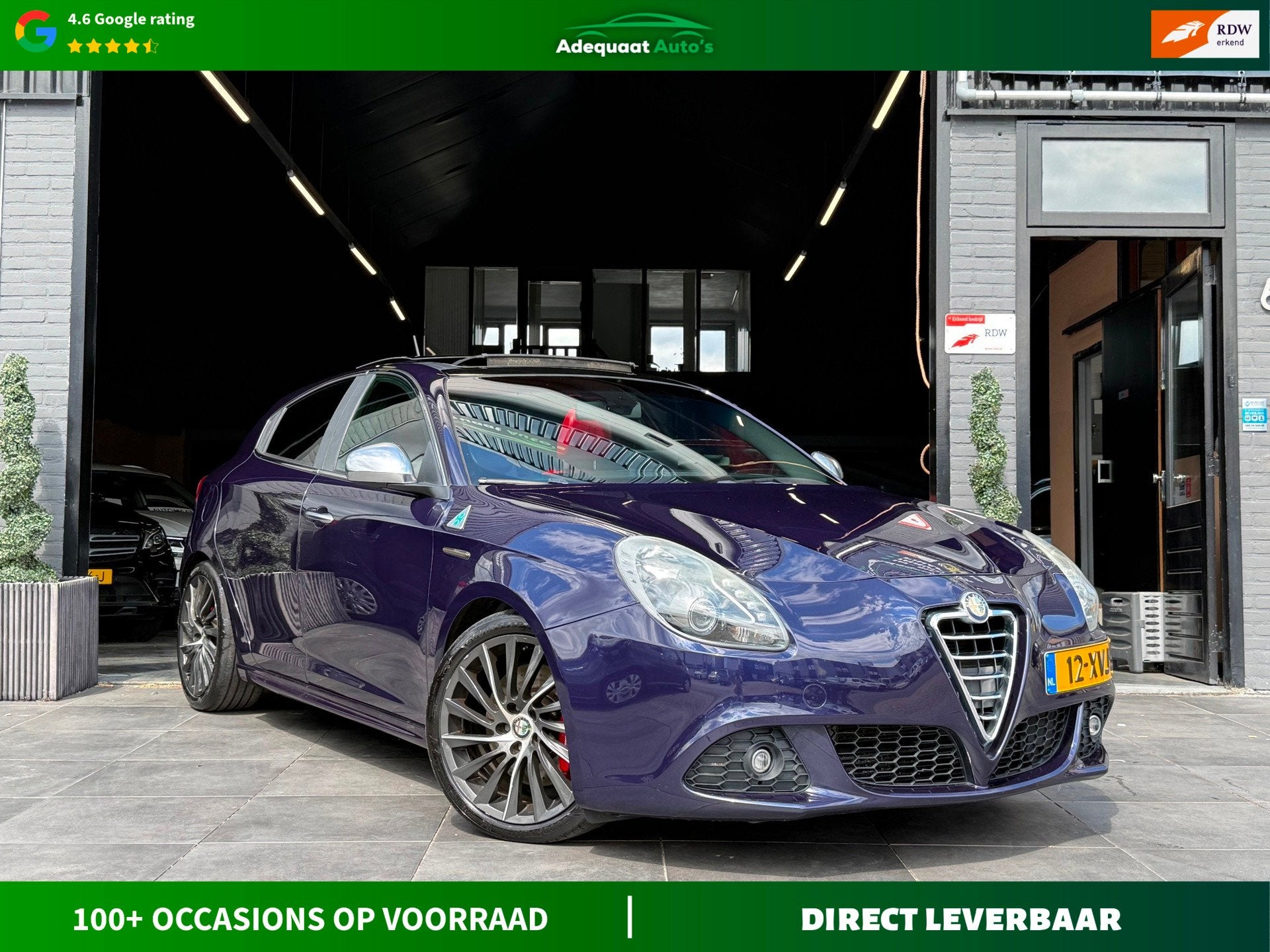 Alfa Romeo Giulietta 1.7 TBi Quadrifoglio Verde|Pano|Novitec, Euro 5, Gebruikt, 4 cilinders, Met garantie (alle)