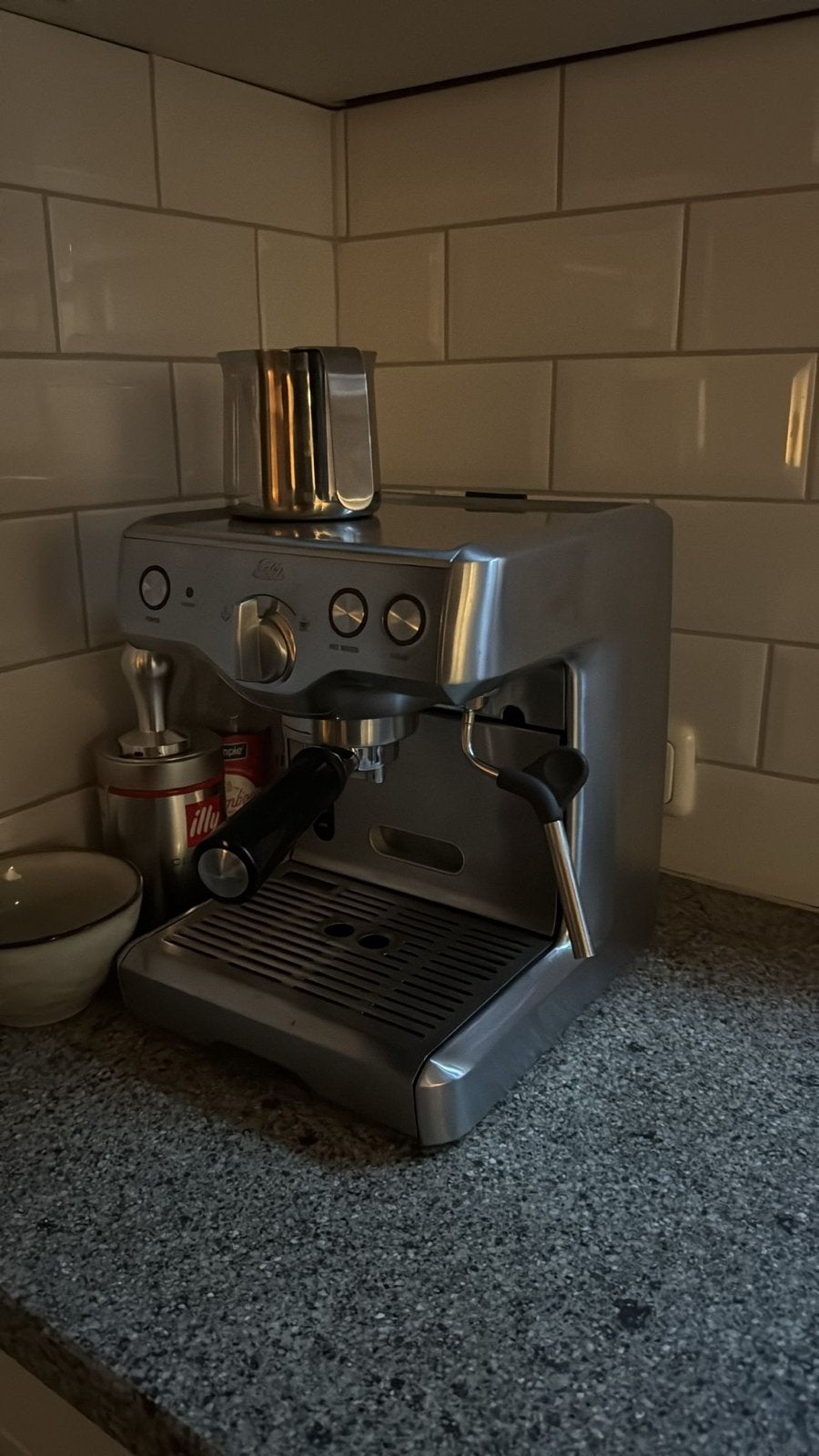 Solis Espresso Machine - Perfecte Koffie Thuis, Espresso apparaat, Gemalen koffie, Zo goed als nieuw, 2 tot 4 kopjes