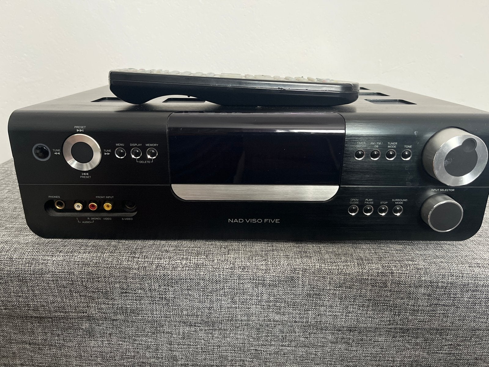 NAD VISO FIVE DVD/CD Receiver - Home Cinema Systeem, Gebruikt, 120 watt of meer, Ophalen, Overige merken