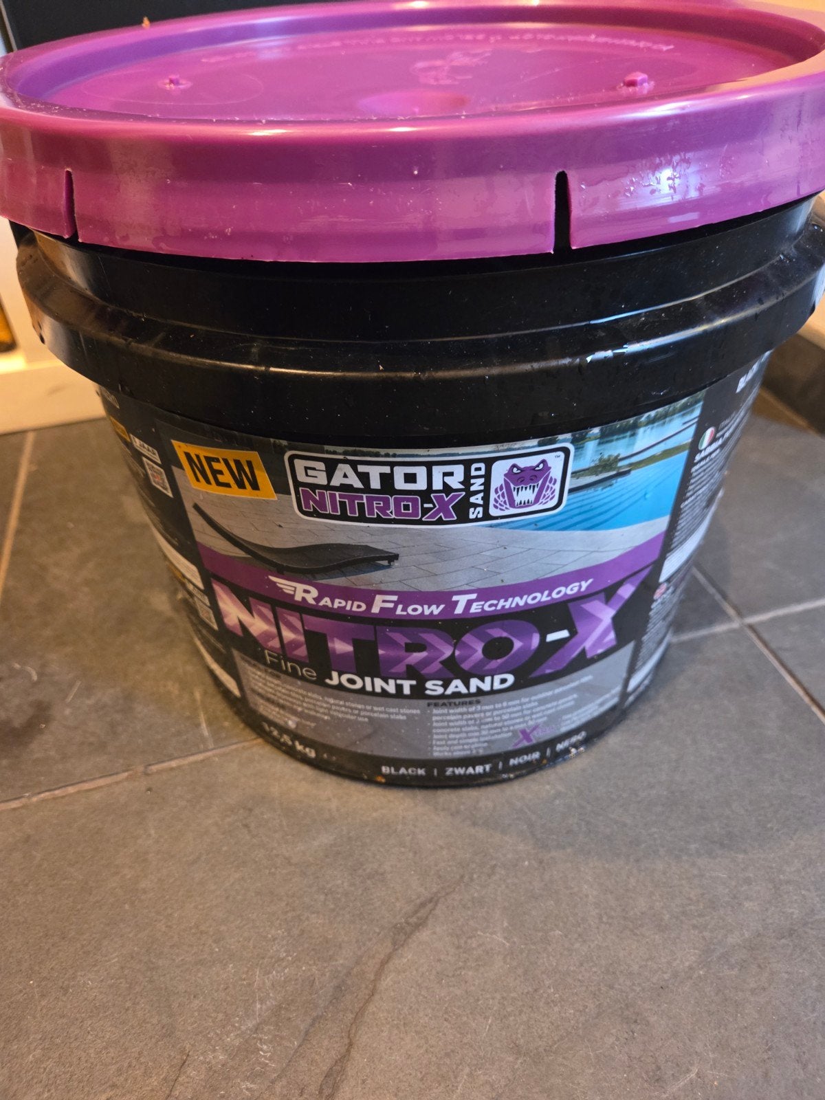 Gator Nitro-X Voegzand Zwart - 11.5 kg, Ophalen, Overige materialen, Overige typen, Nieuw