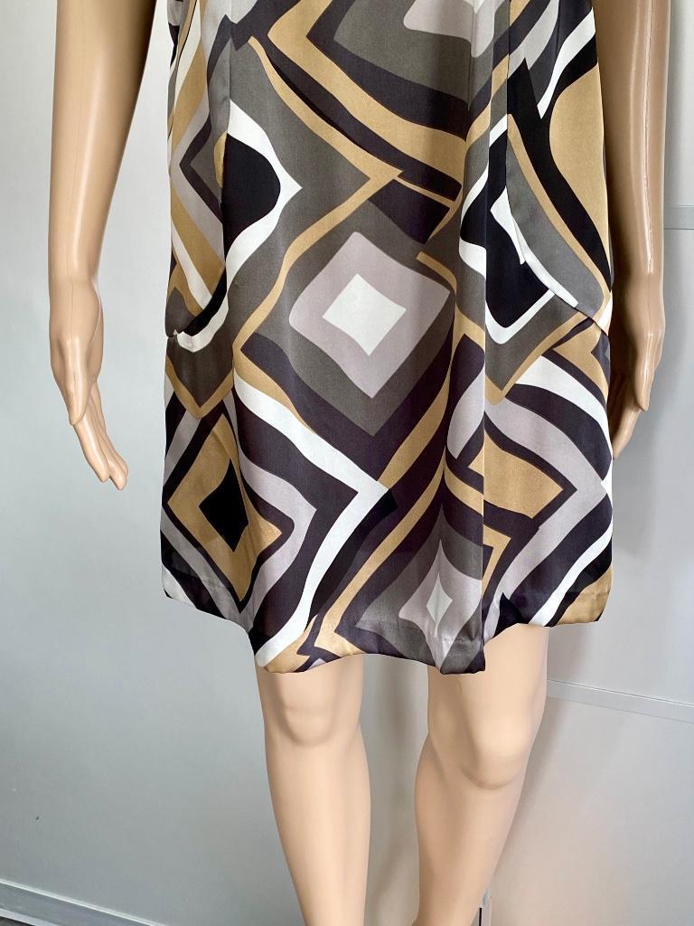 i93 SoyaConcept maat S=36 jurk jurkje tuniek beige/zwart, Soyaconcept, Beige, Ophalen of Verzenden, Zo goed als nieuw