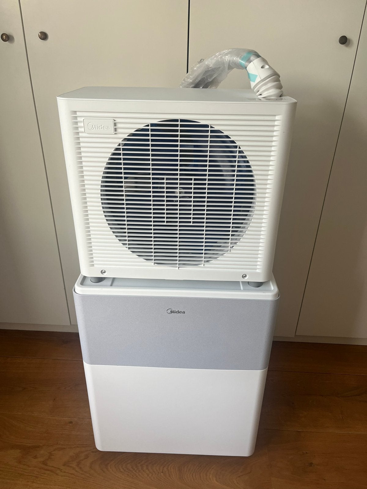 Midea PortaSplit 12000 Mobiele Airco - Nieuwstaat, Witgoed en Apparatuur, Airco's, Ophalen, 3 snelheden of meer, Zo goed als nieuw