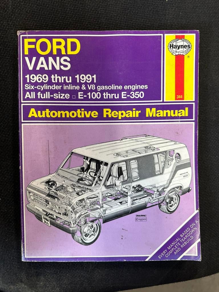 Haynes-reparatiehandleiding  Ford Vans USA ,1969 en 1991., Auto diversen, Handleidingen en Instructieboekjes, Ophalen of Verzenden