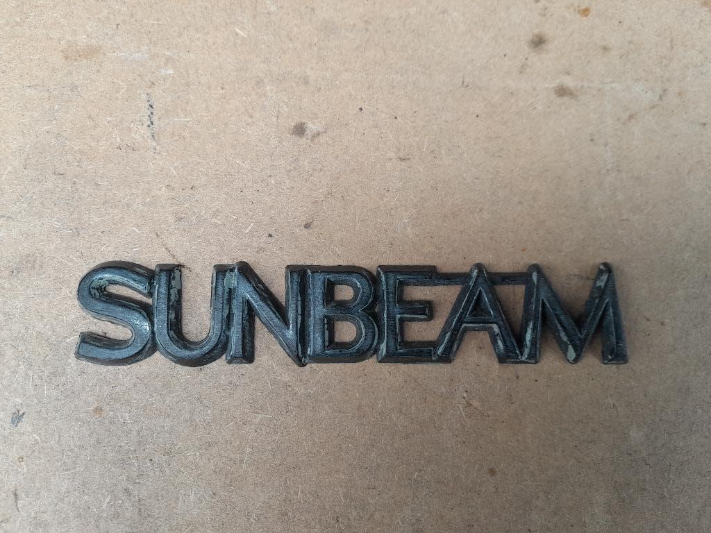Logo / Embleem - SUNBEAM - voor de Liefhebber - Gebruikt, Verzenden