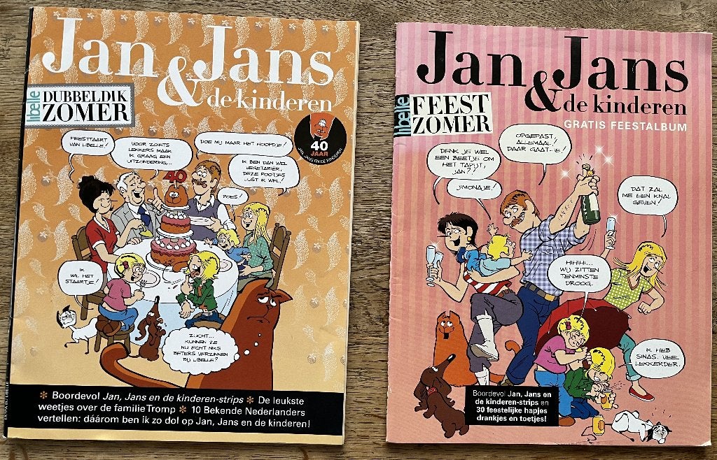 Jan, Jans en de kinderen, Meerdere stripboeken, Ophalen of Verzenden, Gelezen, Jan Kruis