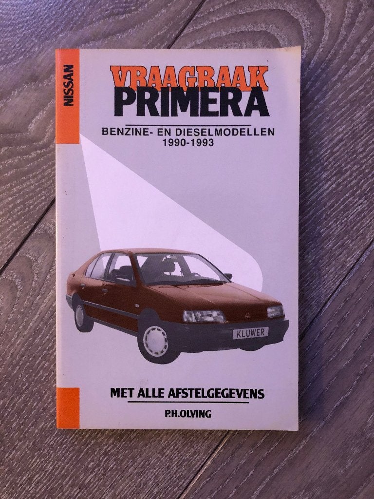 Vraagbaak Nissan Primera P10 Benzine en Diesel 1990-1993, Ophalen of Verzenden