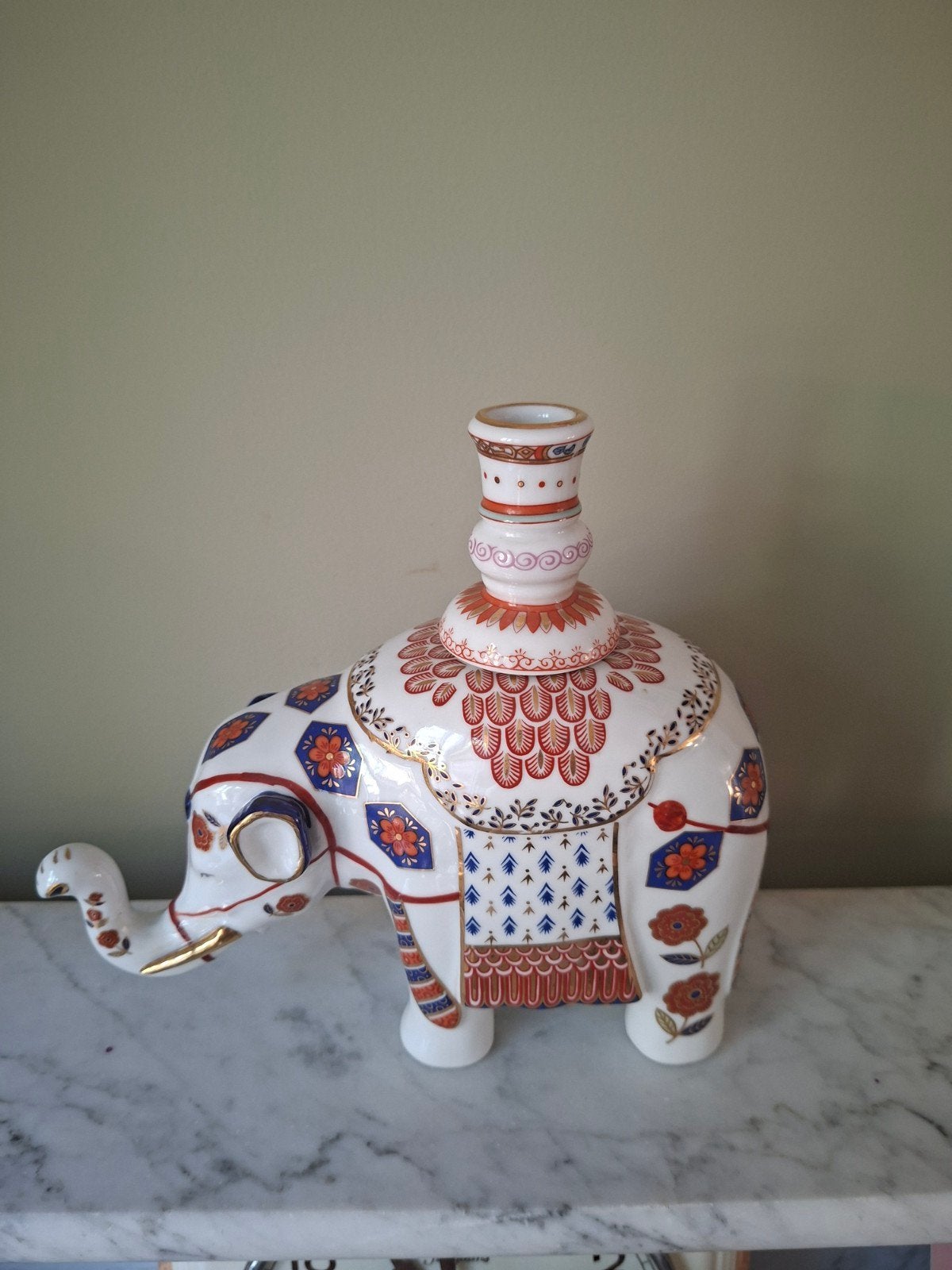 Prachtige porseleinen Imari olifant – VAGA International, Ophalen of Verzenden