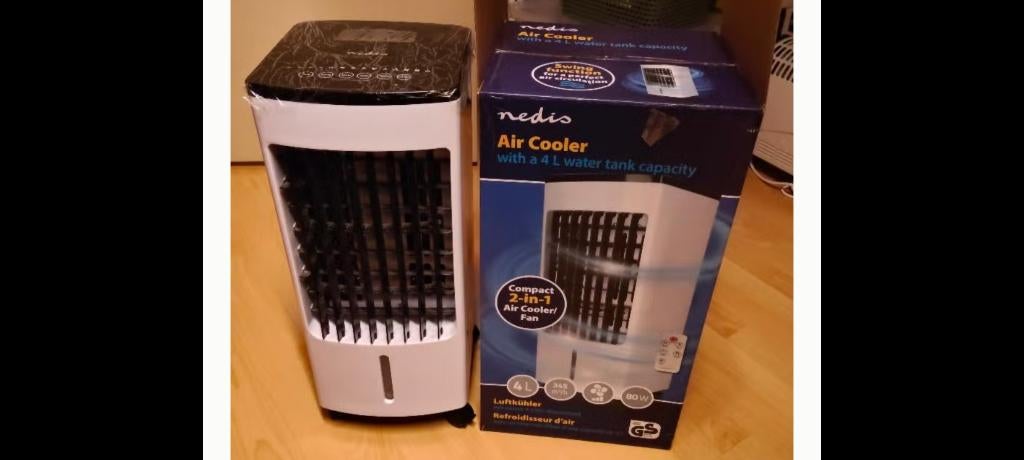 Air cooler (ventilator) met afstandbediening, Ophalen, Ventilator met afstandsbediening, Zo goed als nieuw, Overige