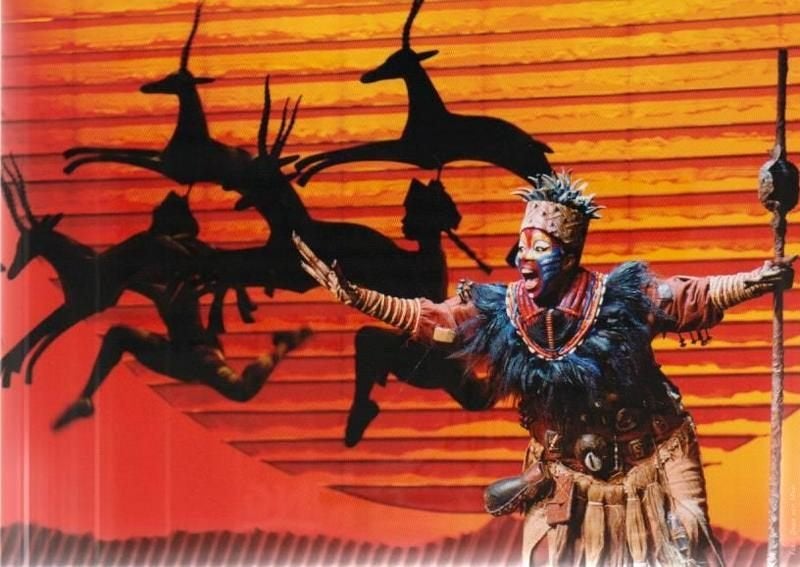 The Lion King # programmaboek, kaart e.d. - foto's, Ophalen of Verzenden, Zo goed als nieuw, Ballet of Musical
