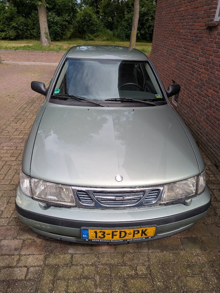 Goede Saab 9-3 2.0 T Coupe 2000 Groen, Voorwielaandrijving, Stof, 4 cilinders, 1290 kg
