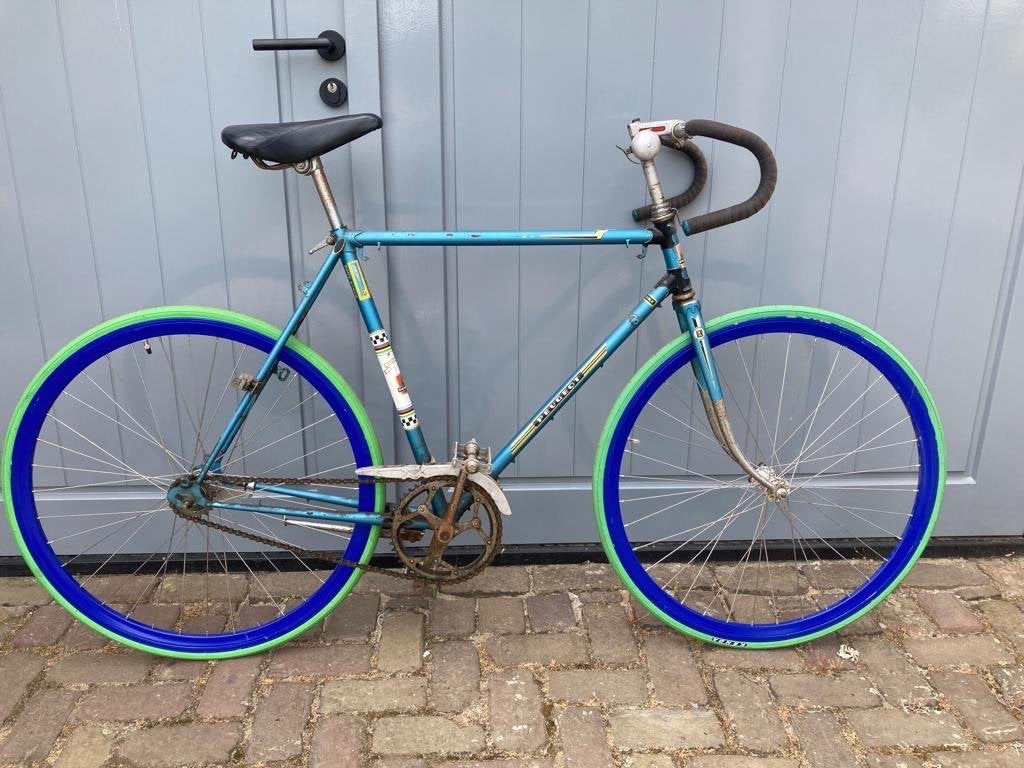 Peugeot Single Speed / Fixie –  Retro Stadsfiets – Uniek, Ophalen, Gebruikt, Terugtraprem, Overige merken